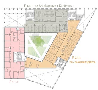 Grundriss Gewerbe Block A