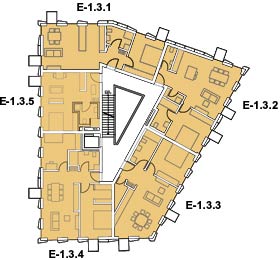 Grundrisse Mietwohnungen Block E